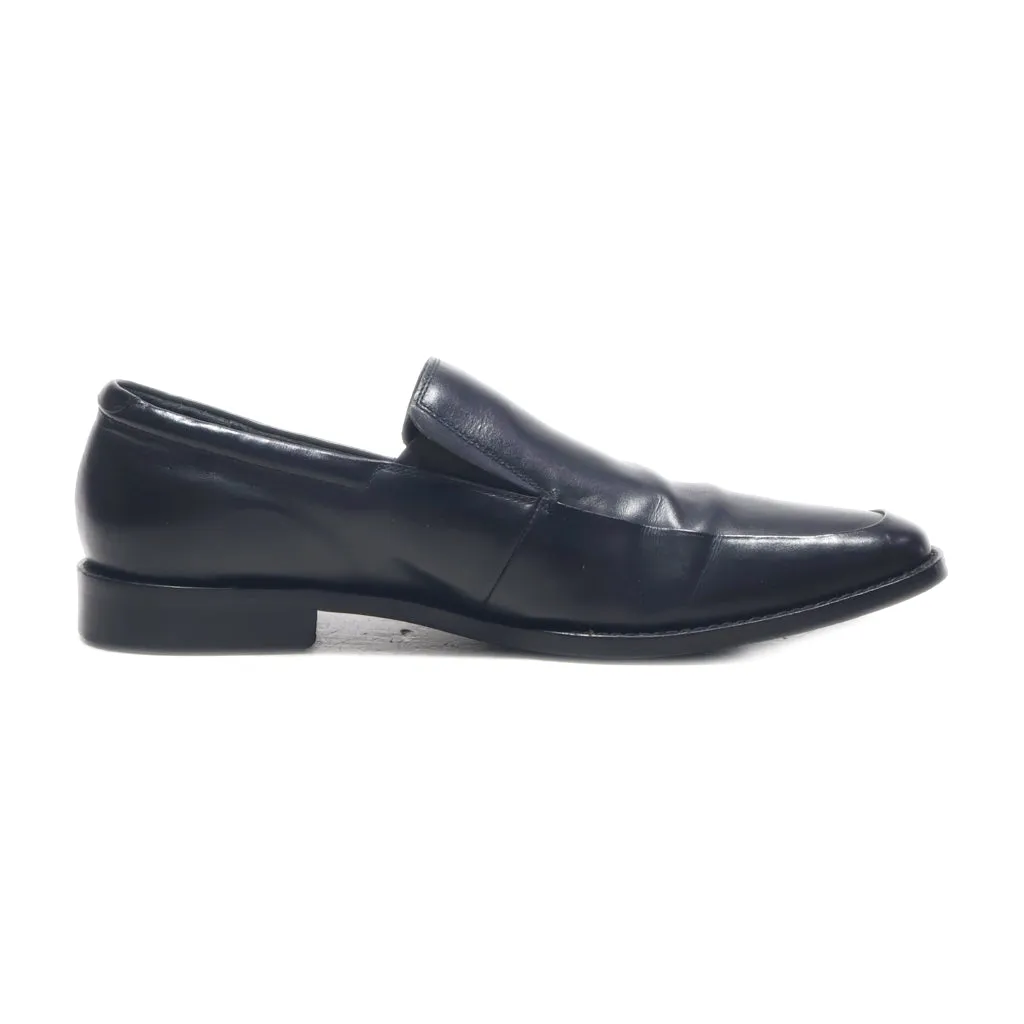 Banana Republic Formal Slip Ons Leather Black Colour For Men