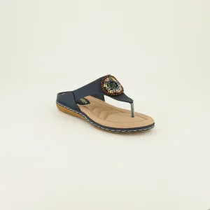 Beaded Comfort Thong Sandal