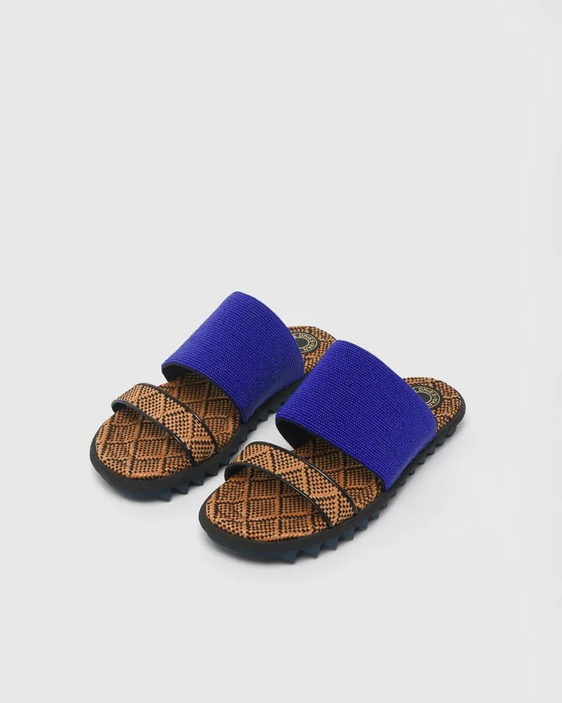 Beaded Slide in Blue