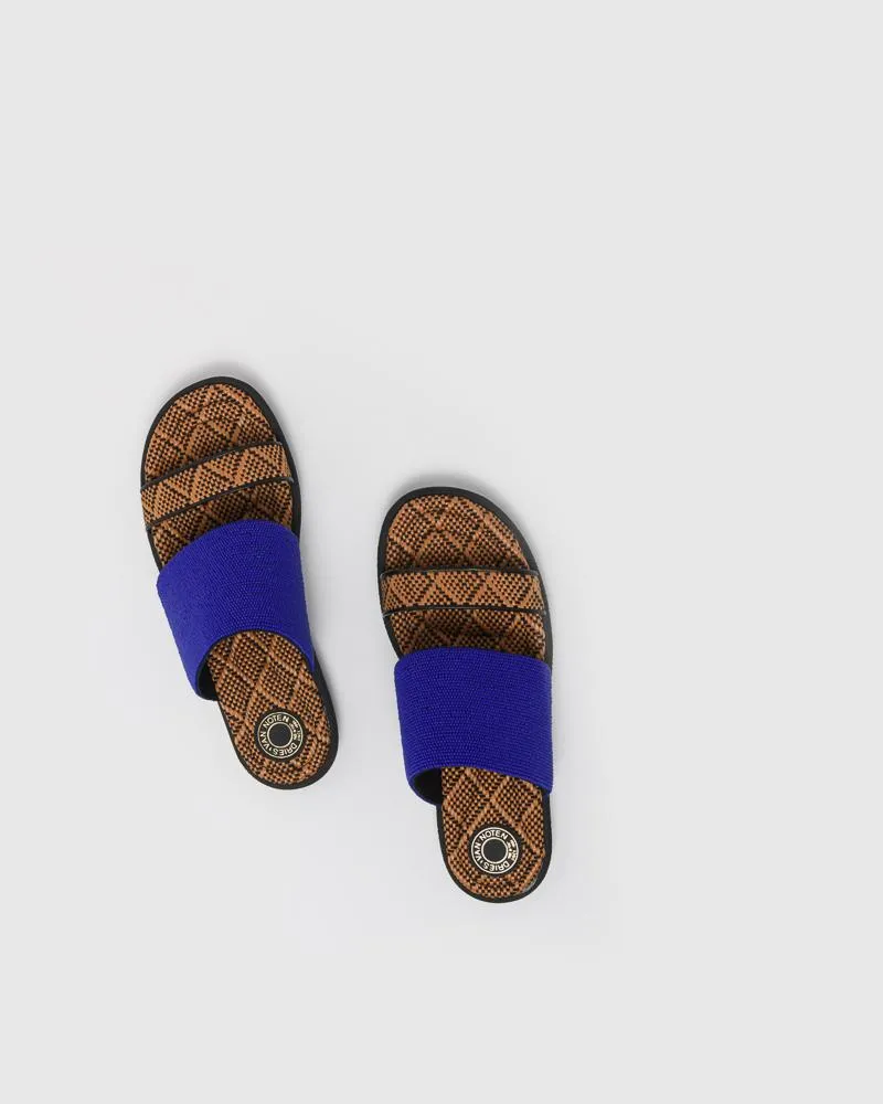 Beaded Slide in Blue