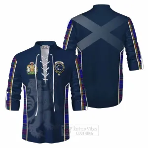 Beattie (Beatty) Tartan Ghillie Kilt Shirt with Family Crest and Lion Rampant Vibes Sport Style