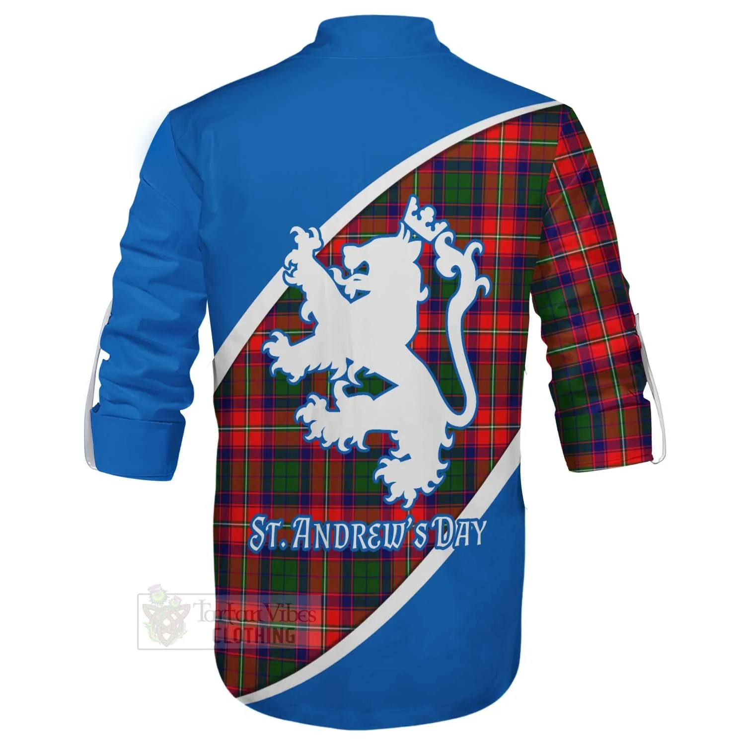 Belshes (Belsches) Family Crest Tartan Ghillie Kilt Shirt Celebrate Saint Andrew's Day in Style
