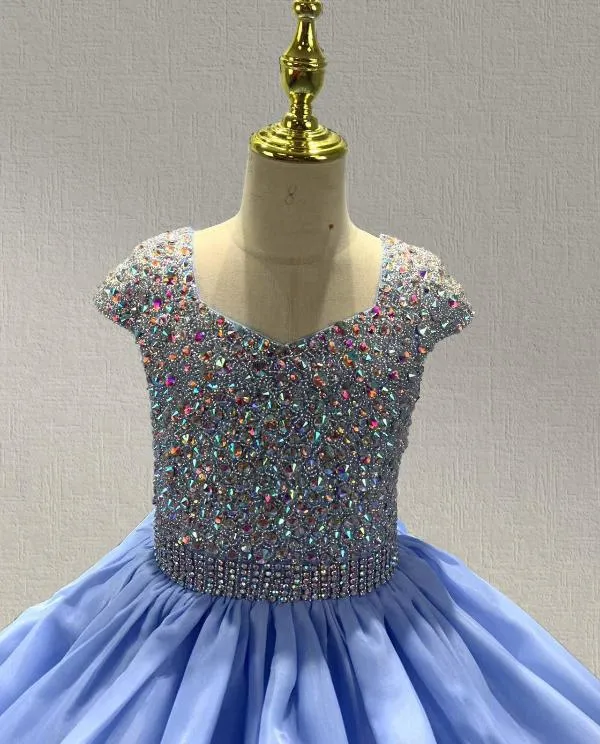 Best Beauty Little Girls Glitz Nobler Prom Gown