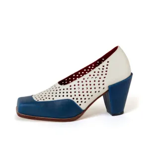 Betty - Navy/ivory