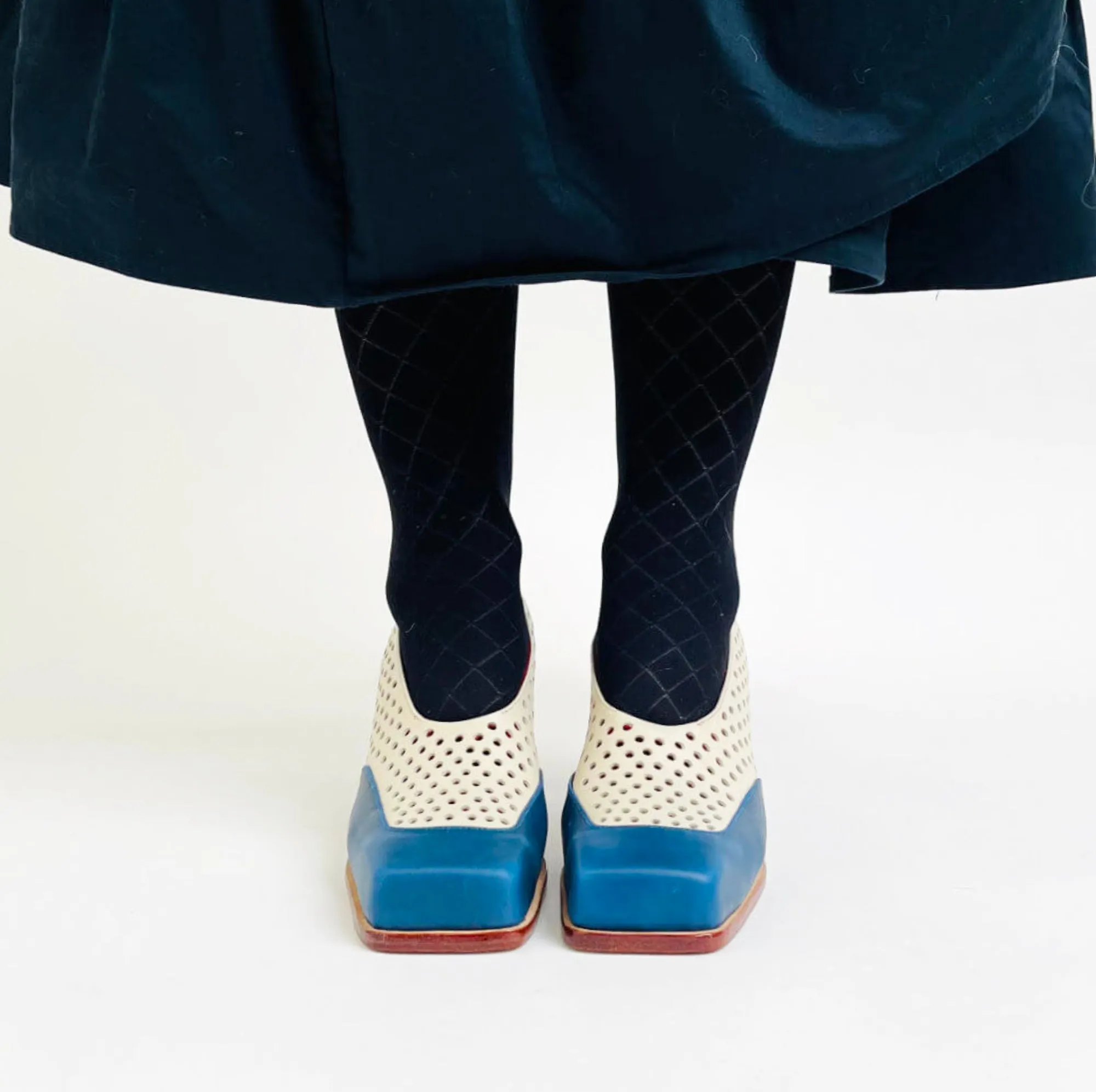 Betty - Navy/ivory