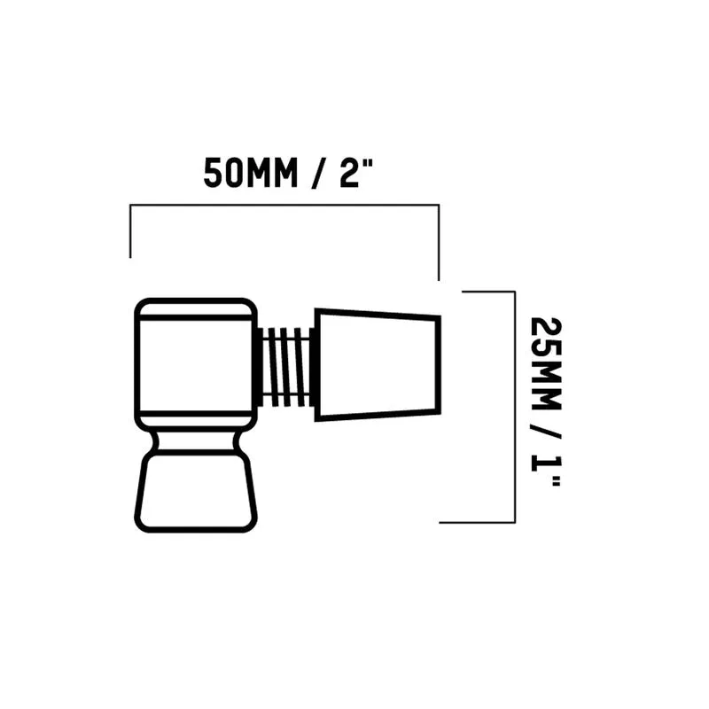 Blackburn Wayside CO2 Thread-On Inflator with or without Cartridge