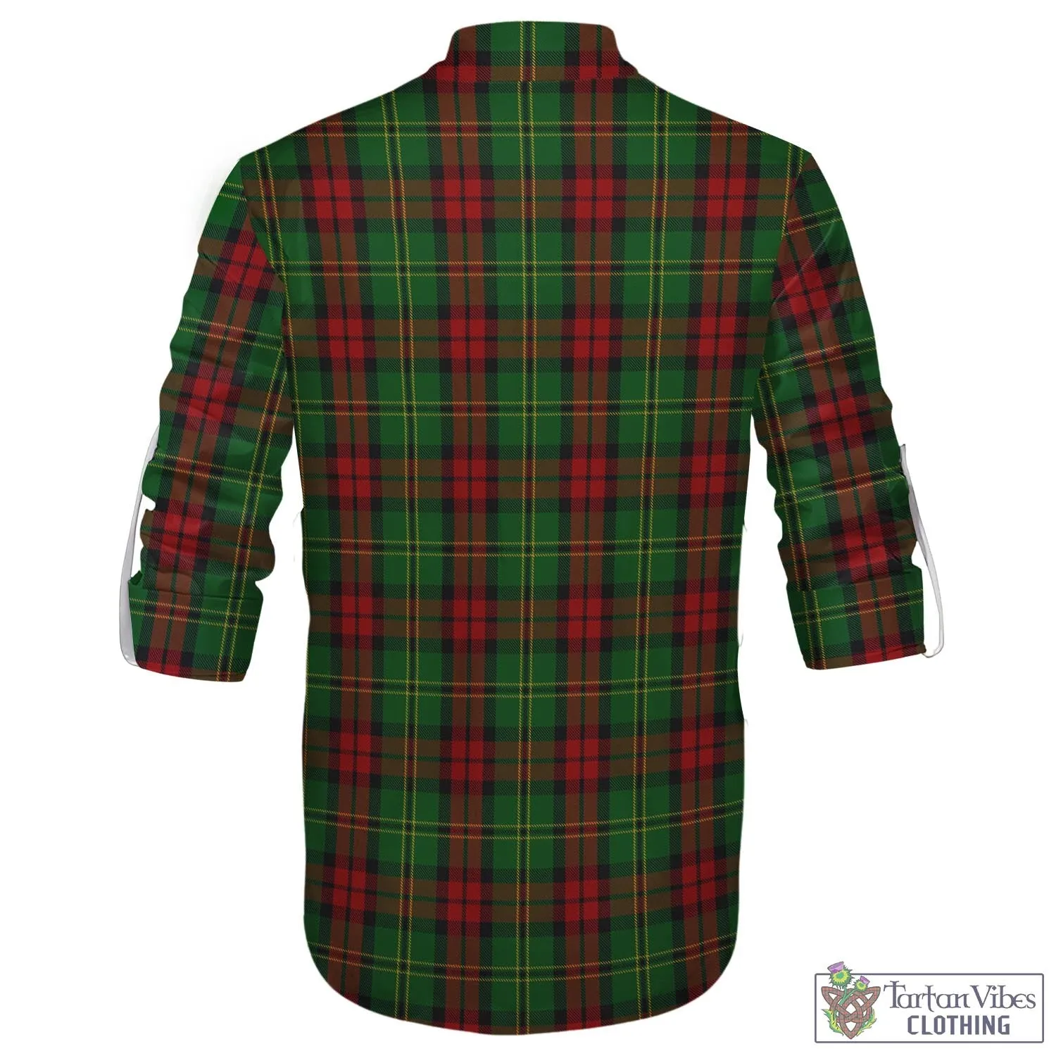 Blackstock Hunting Tartan Men's Scottish Traditional Jacobite Ghillie Kilt Shirt