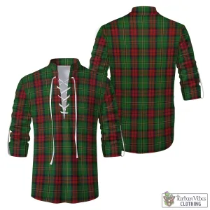 Blackstock Hunting Tartan Men's Scottish Traditional Jacobite Ghillie Kilt Shirt