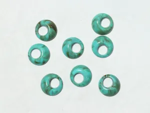 Blue Designer Ring Plastic Beads-20 mm