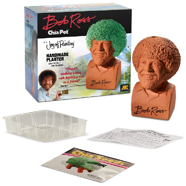 Bob Ross Chia Pet