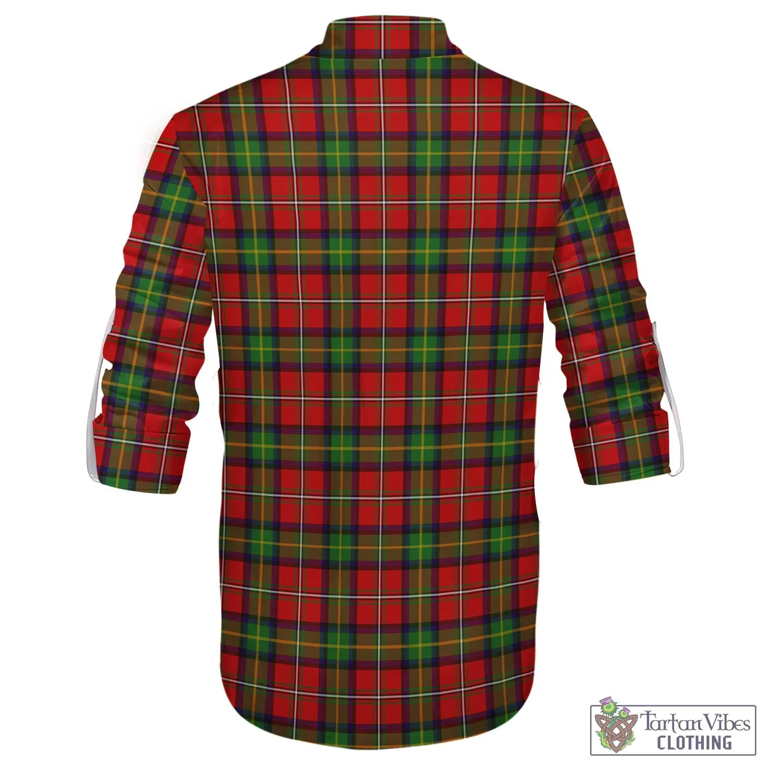 Boyd Tartan Men's Scottish Traditional Jacobite Ghillie Kilt Shirt