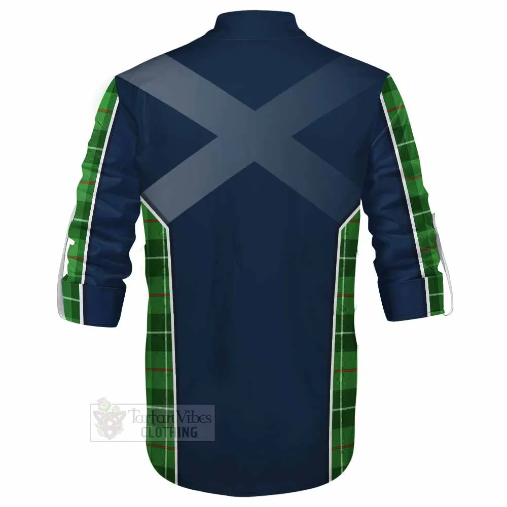 Boyle Tartan Ghillie Kilt Shirt with Family Crest and Lion Rampant Vibes Sport Style