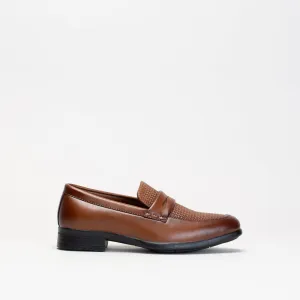 Boys Weave Slip On Formal Shoe _ 150724