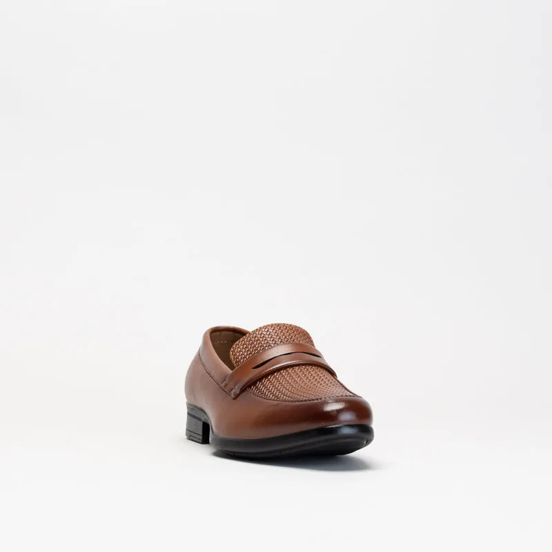 Boys Weave Slip On Formal Shoe _ 150724