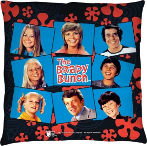 Brady Bunch Throw Pillow
