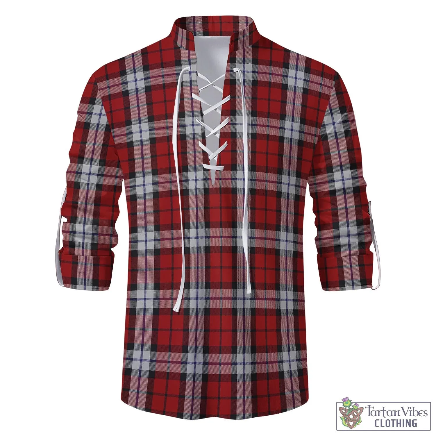Brodie Dress Tartan Men's Scottish Traditional Jacobite Ghillie Kilt Shirt