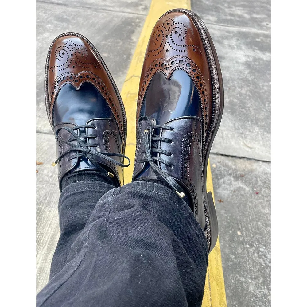 Brushed Triple Tone Alter Ego Brogues