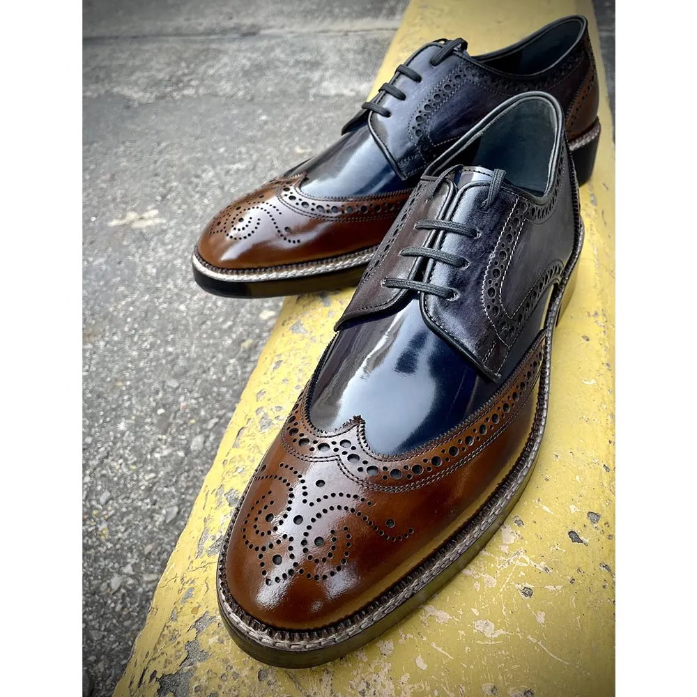 Brushed Triple Tone Alter Ego Brogues