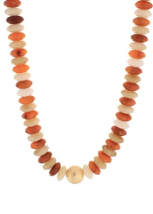 Camila Beaded Necklace-Ivory