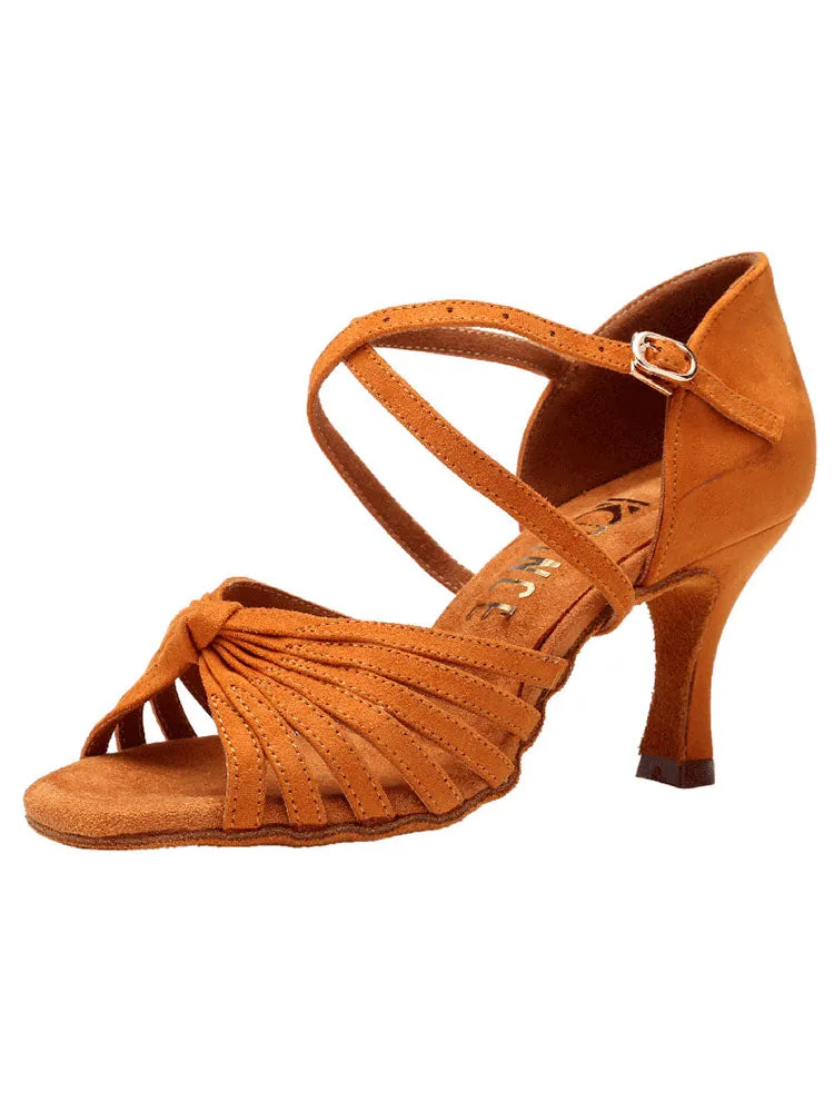 Candy Color Cashmere Latin Dance Professional Dance Shoes