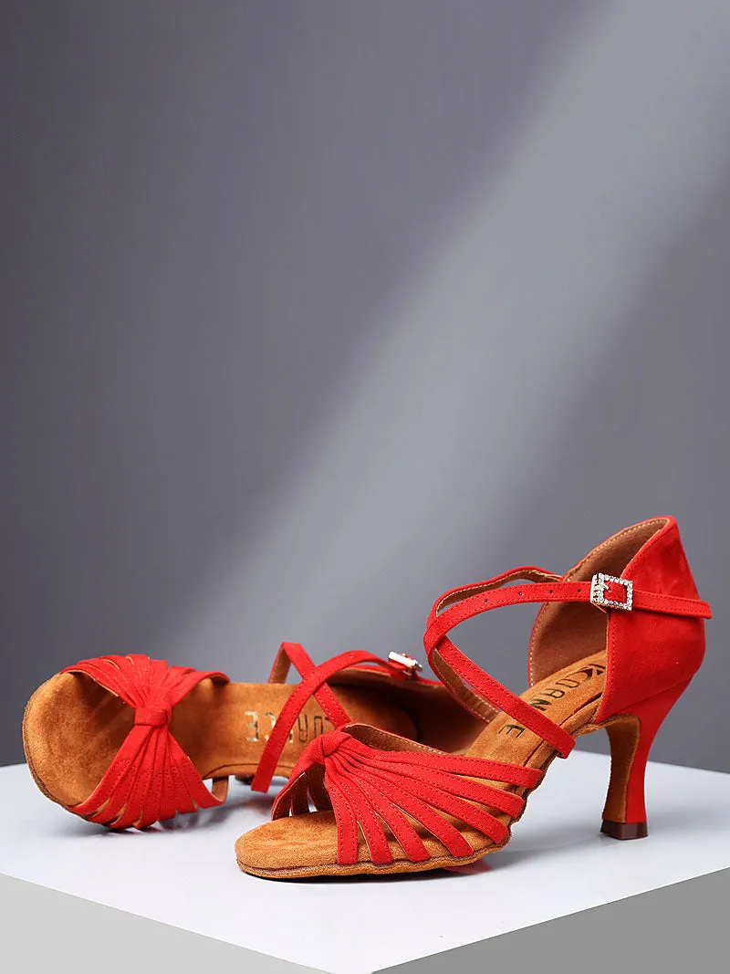 Candy Color Cashmere Latin Dance Professional Dance Shoes