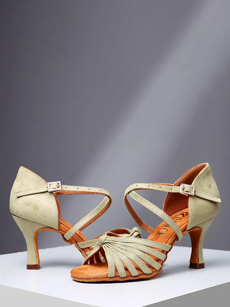 Candy Color Cashmere Latin Dance Professional Dance Shoes