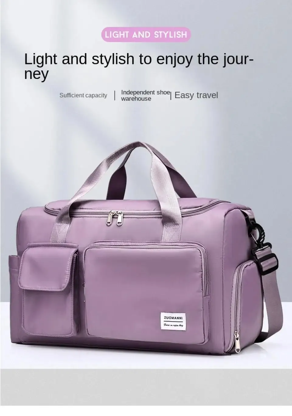 Carry-On Large Capacity Weekender Travel Bag