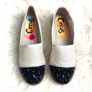 Circus by Sam Edelman Metalic Espadrilles with Beaded Front- Size 7 (GREAT CONDITION)