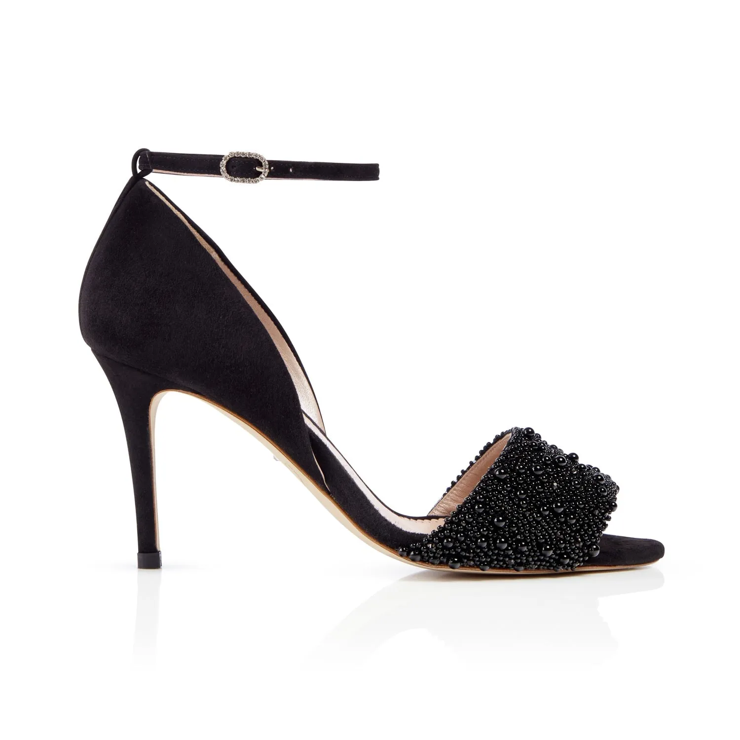 Daisy Oyster Pearl Mid Heel
