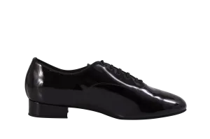 Dance Naturals 11 Galeone Men's Black Patent Leather Ballroom Dance Shoe