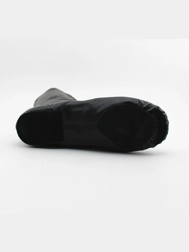 Dance Shoes Soft Sole PU Leather Jazz High Boots