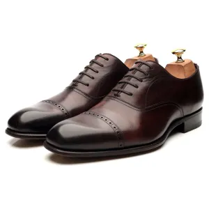 Dark Brown Leather Oxford UK 9.5 US 10.5