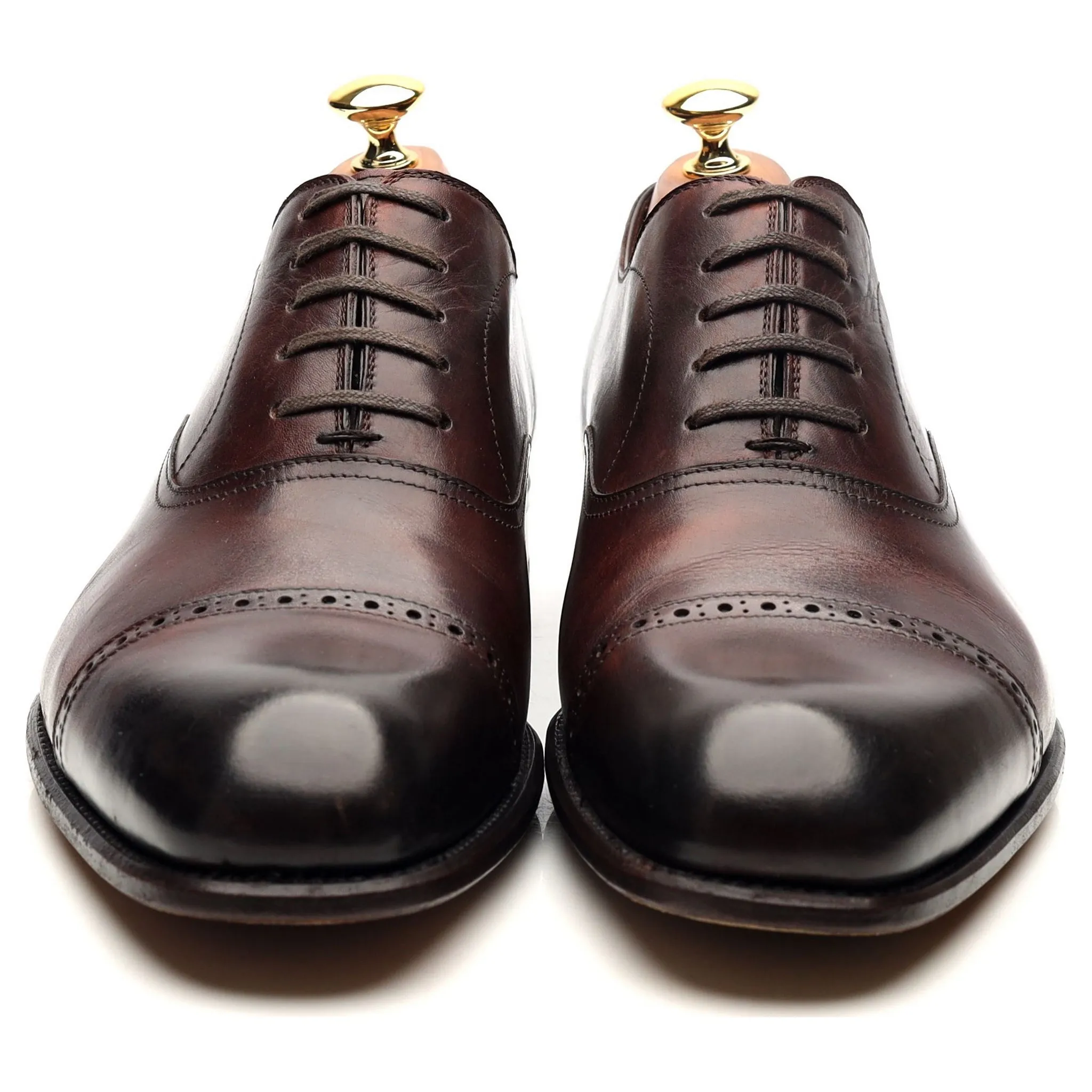 Dark Brown Leather Oxford UK 9.5 US 10.5