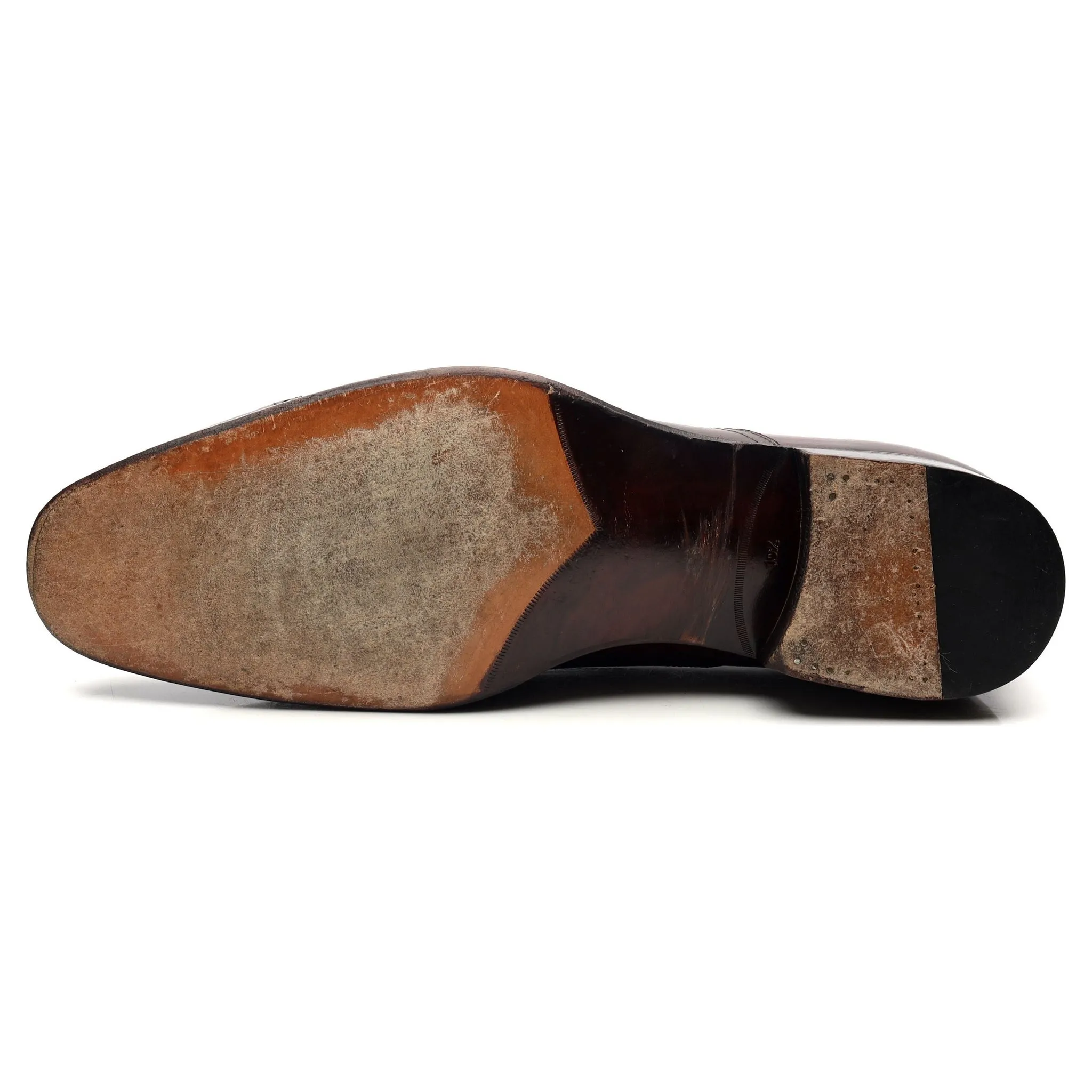 Dark Brown Leather Oxford UK 9.5 US 10.5