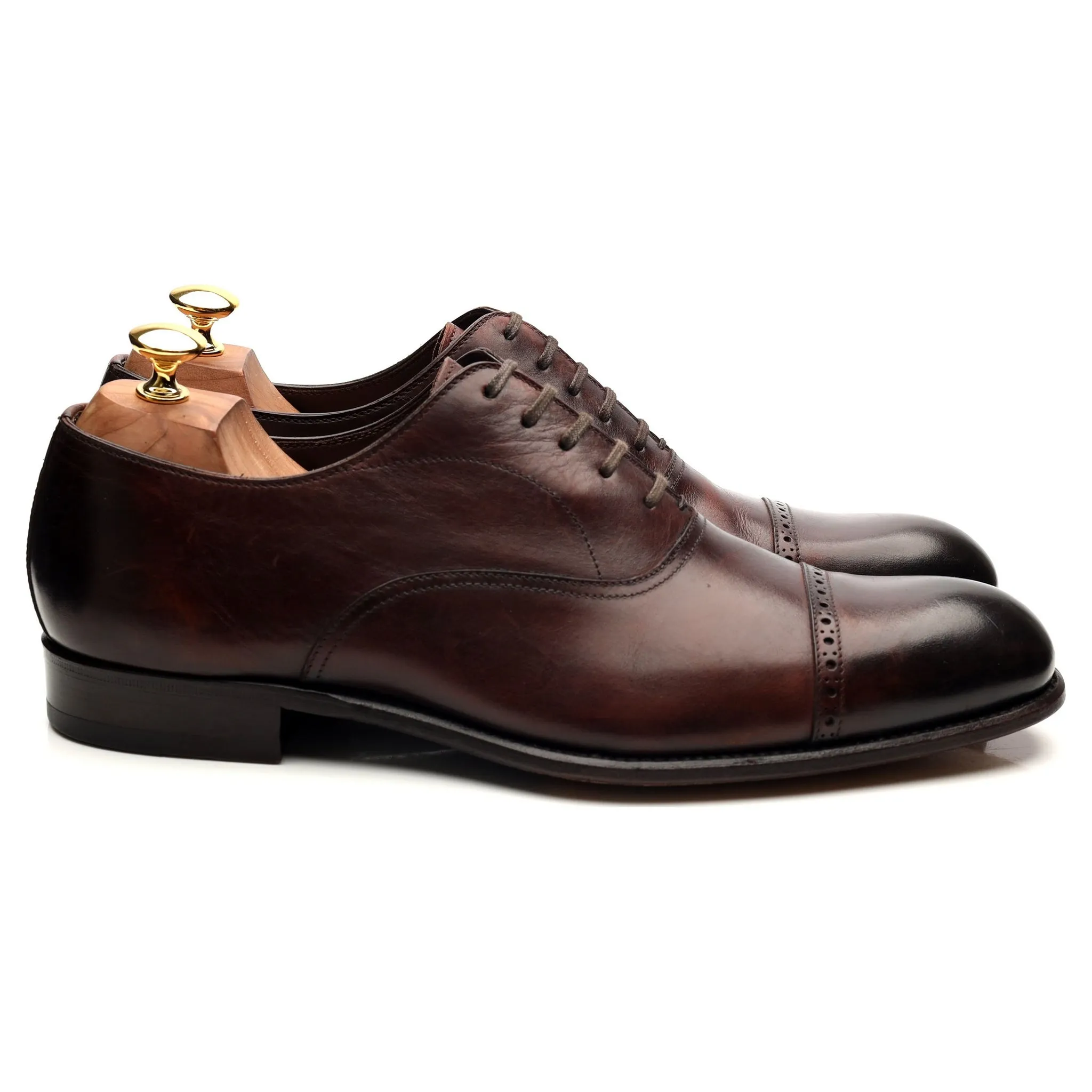 Dark Brown Leather Oxford UK 9.5 US 10.5