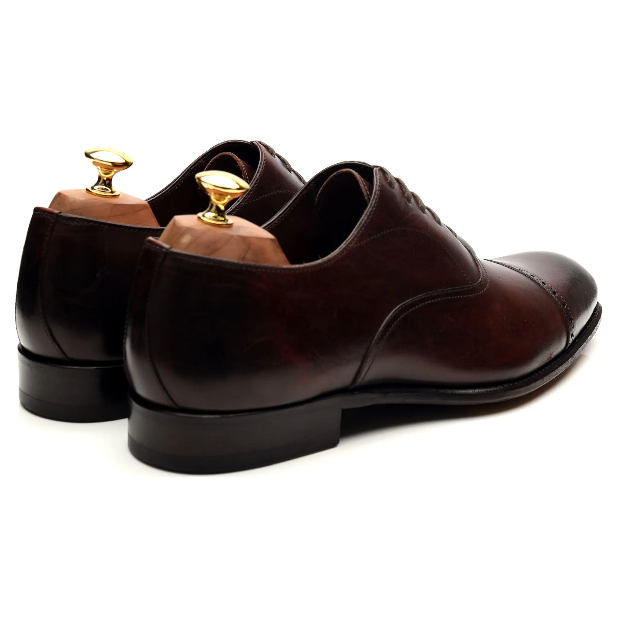 Dark Brown Leather Oxford UK 9.5 US 10.5