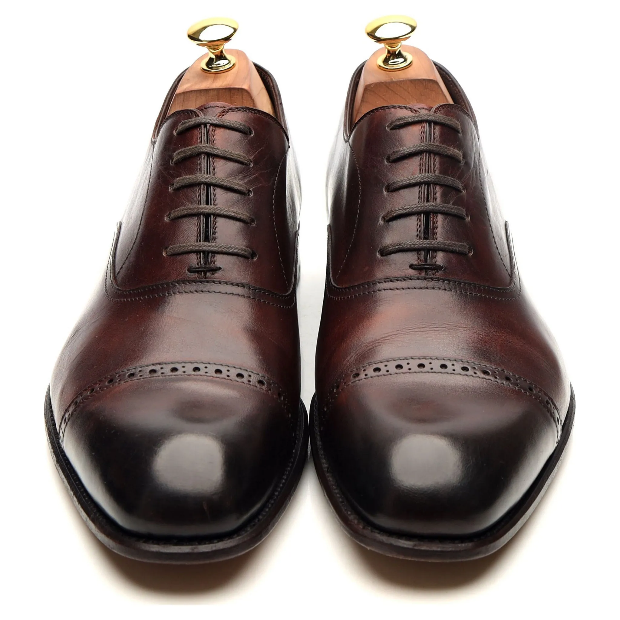 Dark Brown Leather Oxford UK 9.5 US 10.5