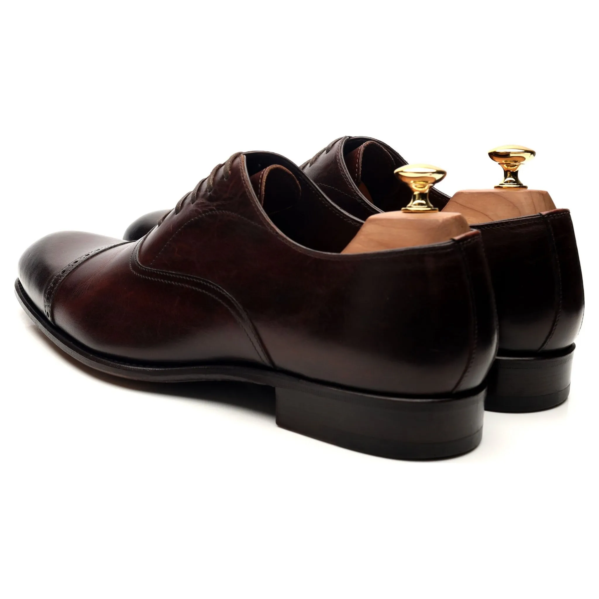 Dark Brown Leather Oxford UK 9.5 US 10.5