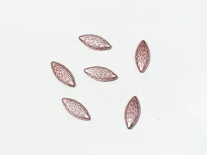 Dark Pink Designer Eye Plastic Beads- 28x14 mm