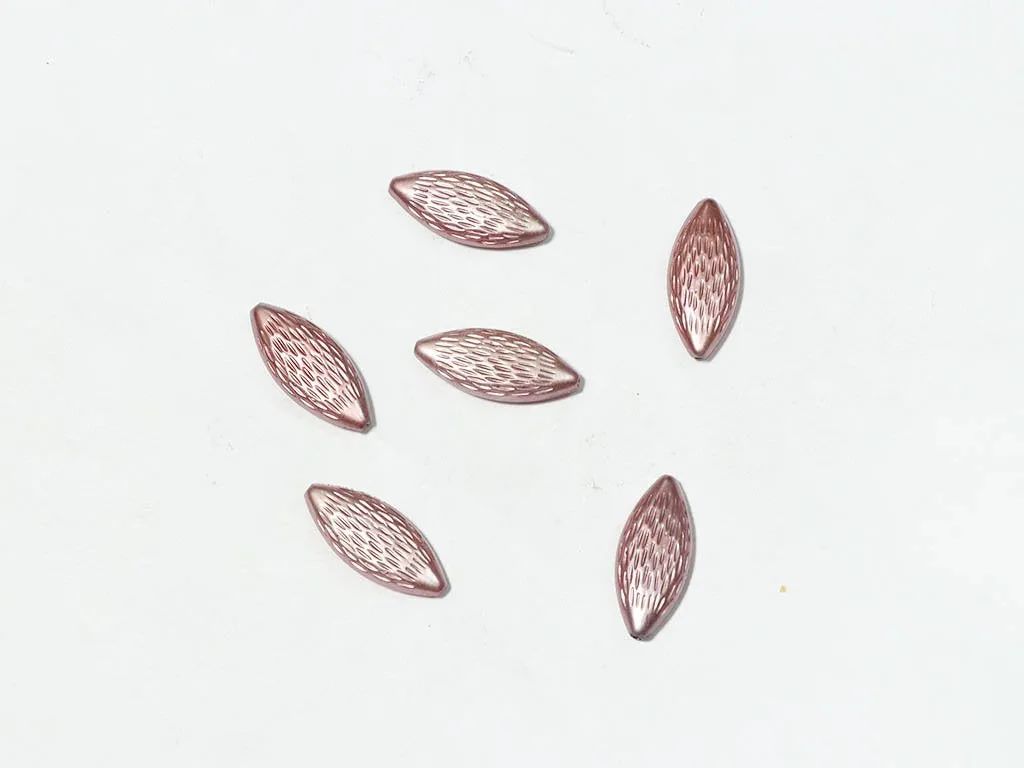 Dark Pink Designer Eye Plastic Beads- 28x14 mm