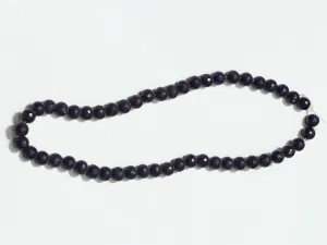 Dark Purple Circular Plastic Beads - 10 mm