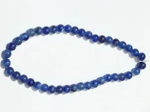 Deep Blue Circular Plastic Beads- 10 mm