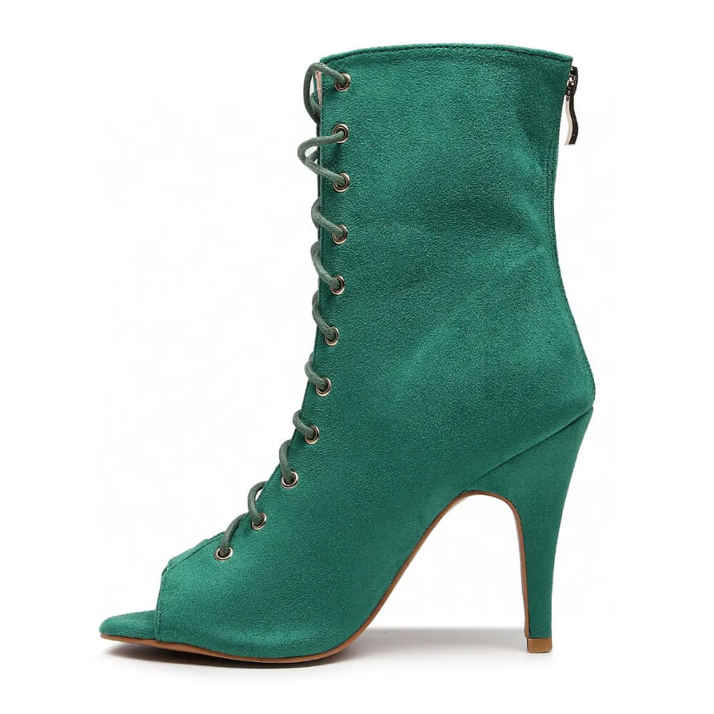 Deja Vu - Green Vegan Suede - Street Sole