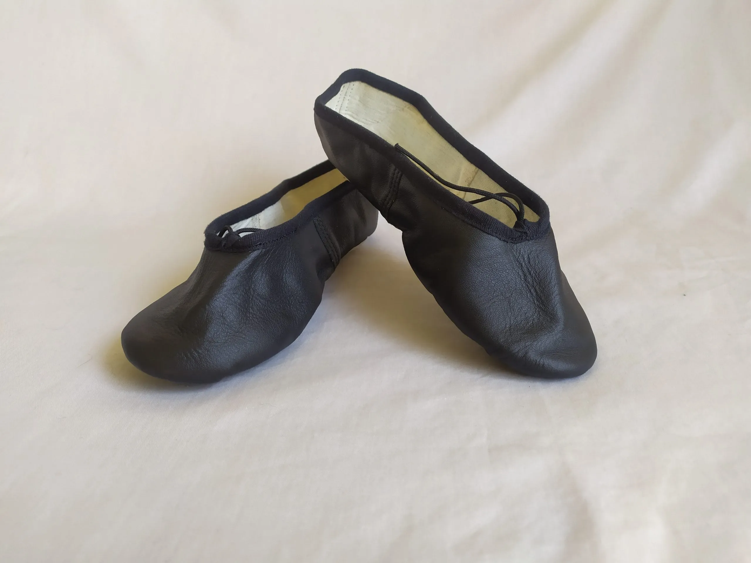 Demi-pointe leather - black