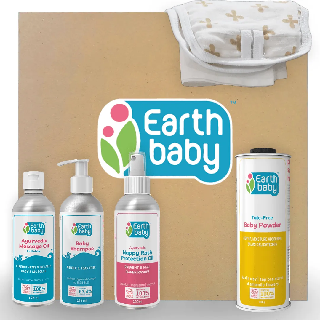 EarthBaby New Born Baby Gift Set for Baby Boy and Girl
