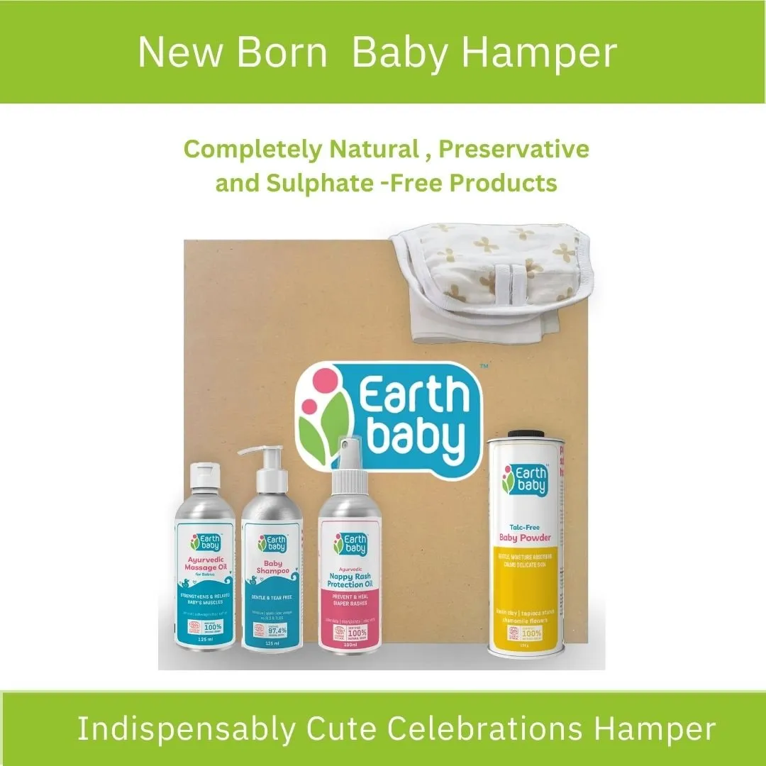 EarthBaby New Born Baby Gift Set for Baby Boy and Girl