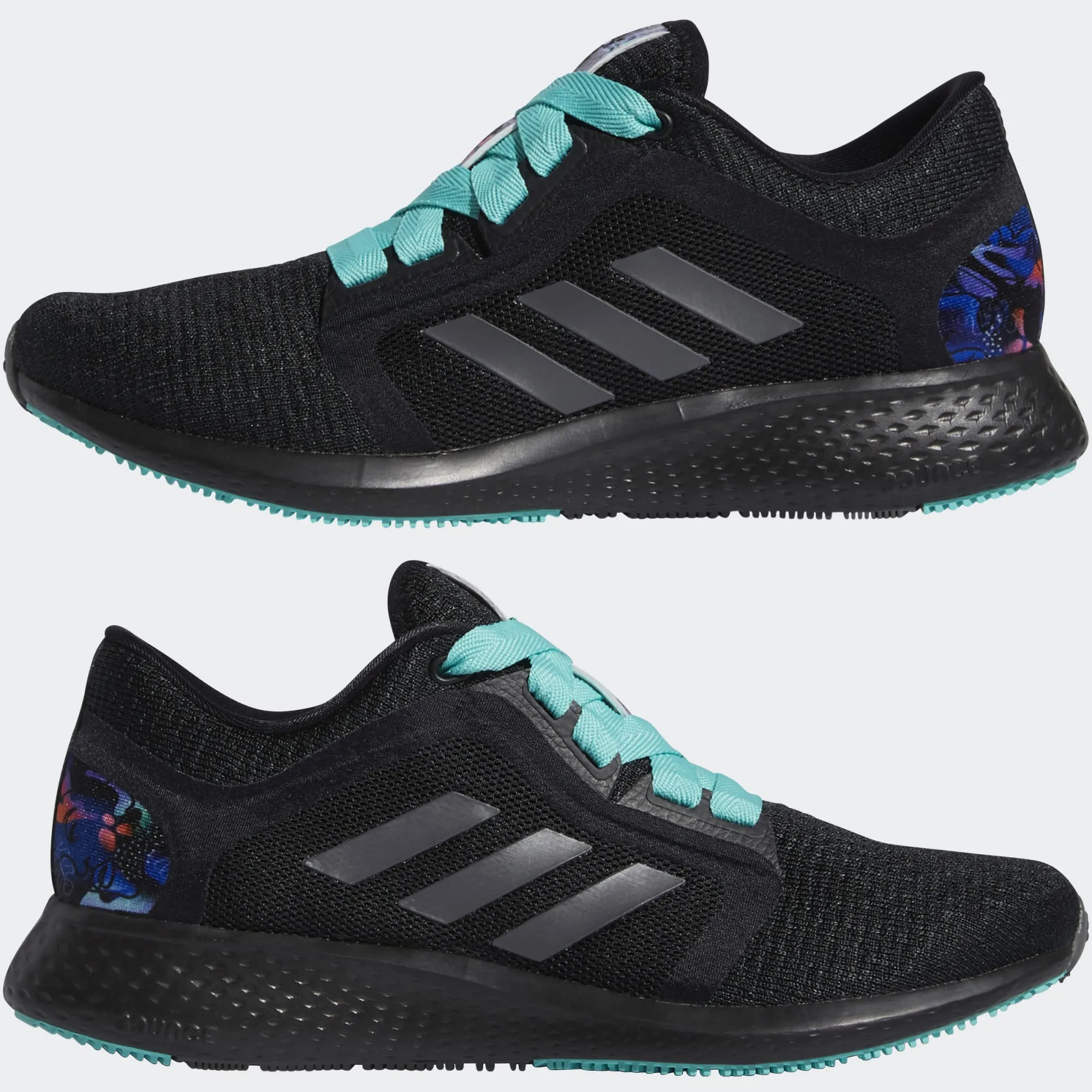 EDGE LUX 4  WOMEN SHOES-BLACK-Core Black / Grey Five / Screaming Pink