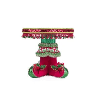 Elf Boots Cake Plate by Katherine's Collection