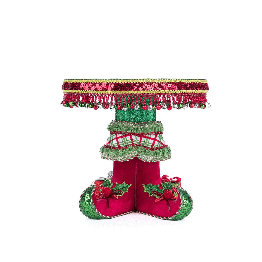Elf Boots Cake Plate by Katherine's Collection