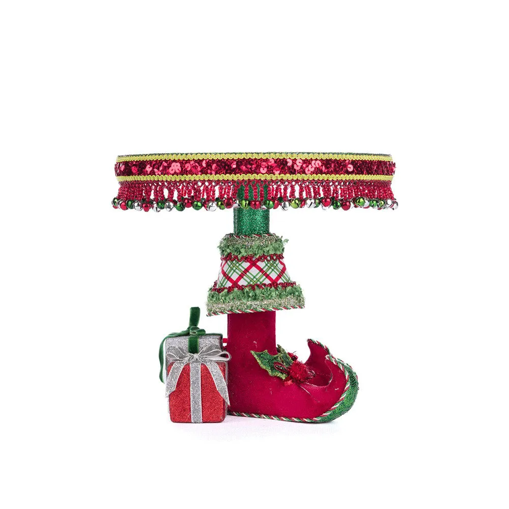 Elf Boots Cake Plate by Katherine's Collection
